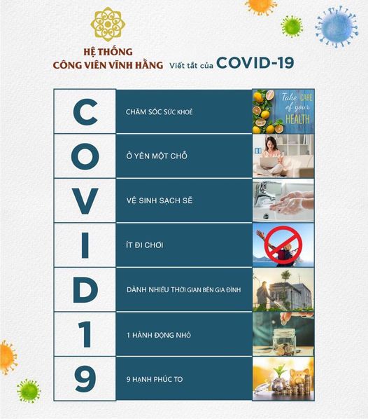 Ý nghĩa viết tắt COVID-19 và  9 điều hạnh phúc