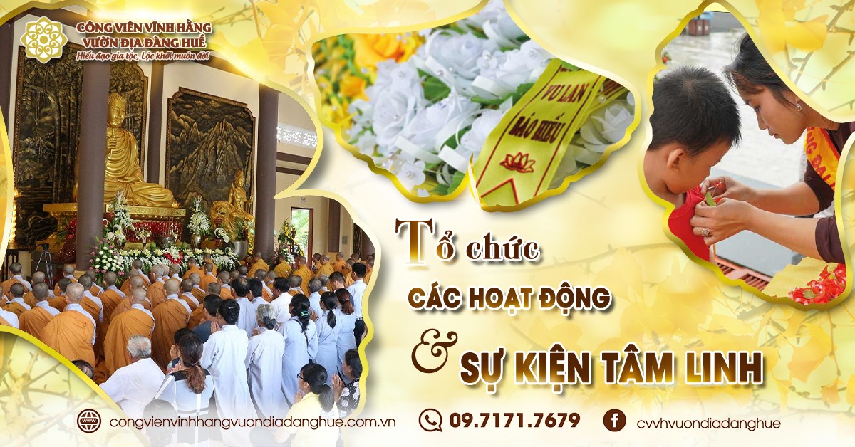 Tổ chức các hoạt động và sự kiện tâm linh