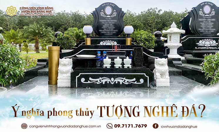 Tượng Nghê đá (Lân đá) có ý nghĩa gì trong phong thủy 